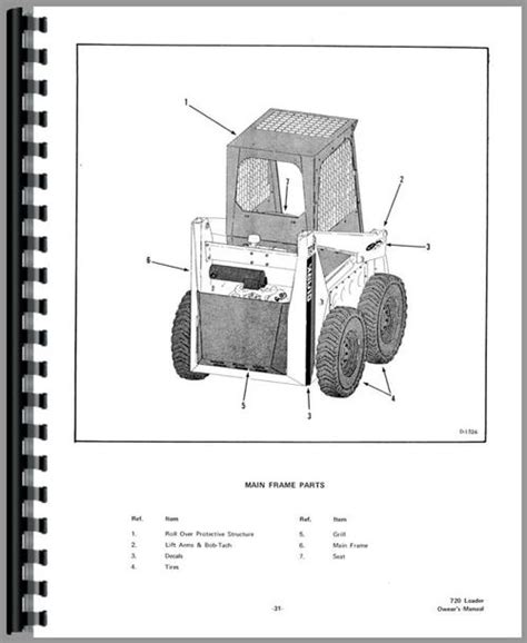 720 bobcat skid steer size chart|bobcat 720 manual.